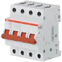 ABB 4-Pole DIN Rail Isolator Switch SD204/50, 50A, IP40, IP20, 3 Phase, Grey Handle 2CDD284101R0050 SD204/50