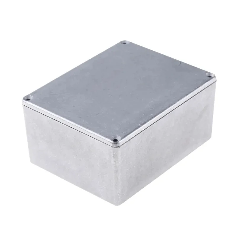 Hammond 1590 Series Natural Lid Die Cast Aluminium Enclosure, IP65, 56.5 mm H x 119.5 mm L x 94 mm W, Shielded 1590WC