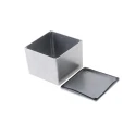 Hammond 1590 Series Die Cast Aluminium Enclosure Natural Lid IP65 120 x 120 x 94 mm 1590WV