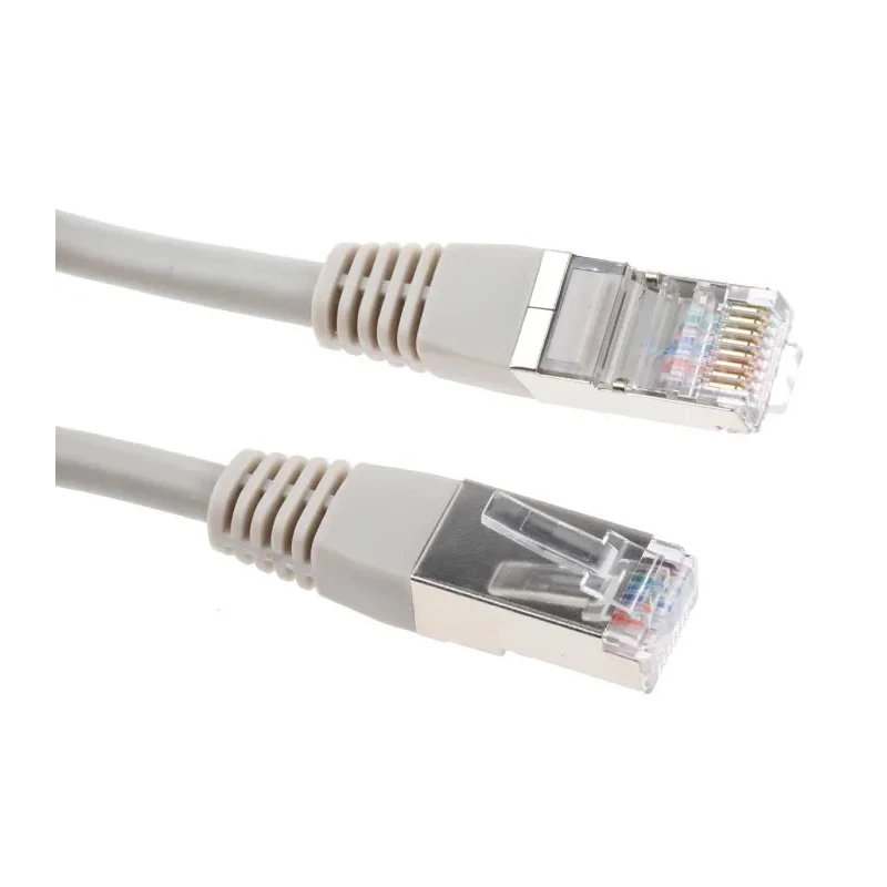 Decelect SPE Cat5 Shielded Ethernet Cable, Grey Jacket, 3 m Length, PVC Jacket Material Cat5