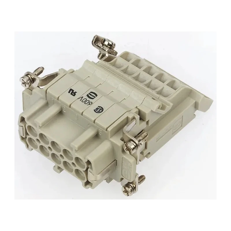 HARTING Heavy Duty Power Connector Insert 16A, Han B Series Female, 10 Contacts 09330104725