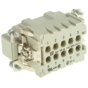HARTING Heavy Duty Power Connector Insert 16A Han E Series Male 10 Contacts 09330102602