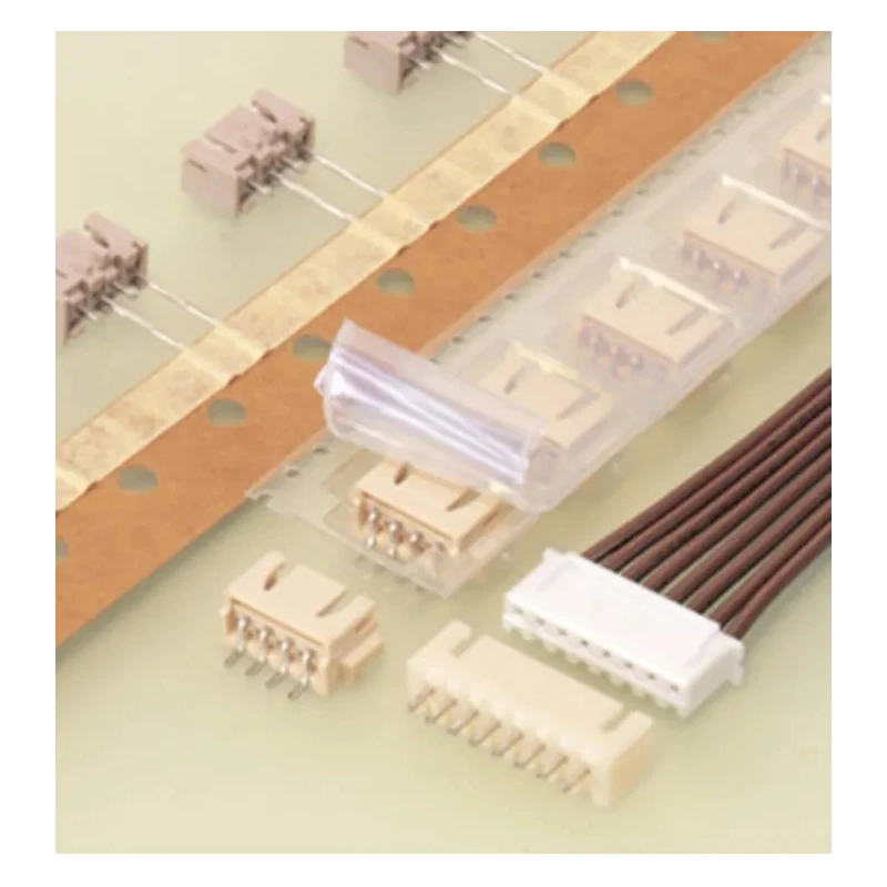 JST XH Series Right Angle Surface PCB Header 6 Contacts 2.5 mm Pitch 1 Row Shrouded (Q)S6B-XH-SM4-TB (LF)(SN)