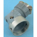 Souriau Sunbank by Eaton Circular Connector Backshell for 840 Series Size 3 Straight Angled Strain Relief 46mm 84030008