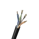 Belden 7940A Ethernet Cable, Unshielded, Solid Copper Conductor, Polyvinyl Chloride Black Jacket, 305m Length, 300V AC Cat6