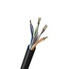 Belden 7940A Ethernet Cable, Unshielded, Solid Copper Conductor, Polyvinyl Chloride Black Jacket, 305m Length, 300V AC Cat6