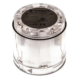 Werma KombiSIGN 70 Series Clear Steady Effect Beacon Unit LED Bulb 24V AC/DC IP54 IP54