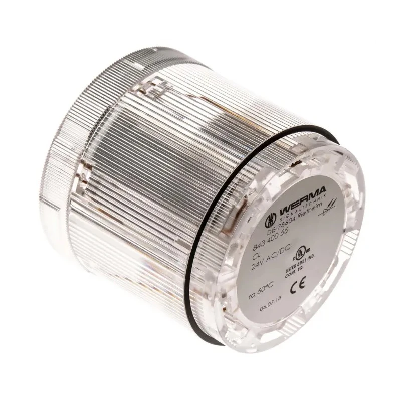 Werma KombiSIGN 70 Series Clear Steady Effect Beacon Unit LED Bulb 24V AC/DC IP54 IP54