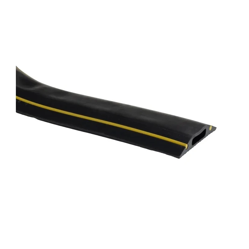 RS PRO 3 m Yellow, Black Rubber Cable Cover, 30 mm Inside Diameter 26101116