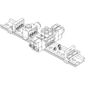 SMC Pneumatic Solenoid Valve 5/2 Solenoid Rc Port Size 6 mm, Double Solenoid, DIN Rail Mount, 24V dc SY3000 
