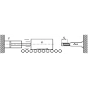ACE Pneumatic Shock Absorber Stop Collar AH14 for Use with 366-3345, 20 mm Overall Length AH14