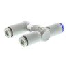 SMC Pneumatic Shuttle Valve 150 L/min AND Logic Function 1 MPa Max Operating Pressure VR12F