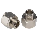Legris Pneumatic Fitting 906 Series Male/Female G 1/2 Female Nickel Plated Brass 80°C 0906 17 21