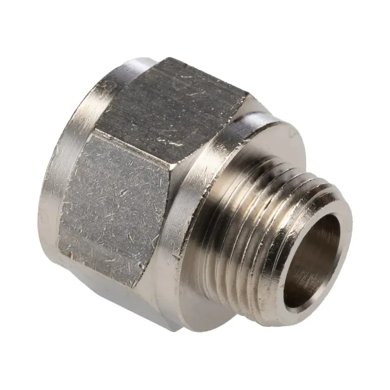 Legris Pneumatic Fitting 906 Series Male/Female G 1/2 Female Nickel Plated Brass 80°C 0906 17 21