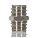 Legris Pneumatic Fitting Male Threaded Brass Nickel Finish 1/2 in R Series 900 0900 00 21