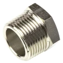 Legris Pneumatic Fitting Brass Reducer Male BSP Taper to Female BSP Parallel Nickel Finish 80°C Maximum Operating 0904 21 27