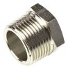 Legris Pneumatic Fitting Brass Reducer Male BSP Taper to Female BSP Parallel Nickel Finish 80°C Maximum Operating 0904 21 27