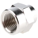 Legris Pneumatic Fitting 902 Series Female G Thread Brass Nickel Finish 80°C 0902 10 13