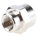 Legris Pneumatic Fitting 902 Series Female G Thread Brass Nickel Finish 80°C 0902 10 13