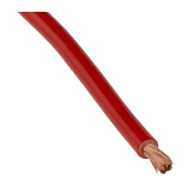 Staubli Red Hook Up Wire, 14 AWG, 651 x 0.07 mm Core Strands, 25 m Length, 3.9 mm Diameter, 1.5 kV Voltage 175-7473