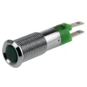 Signal Construct Green Panel Mount Indicator 8 mm Mount Hole IP67 SMCP08214