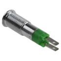 Signal Construct Green Panel Mount Indicator 8 mm Mount Hole IP67 SMCP08214