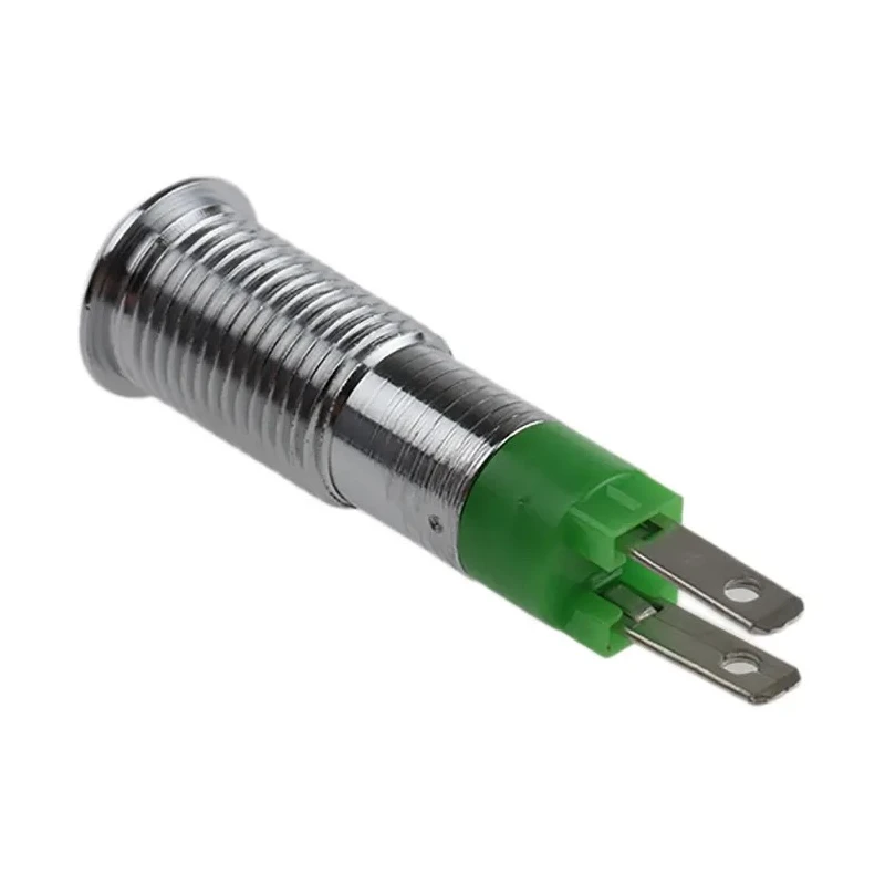 Signal Construct Green Panel Mount Indicator 8 mm Mount Hole IP67 SMCP08214