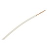 TE Connectivity ACW Series White Automotive Wire, 19 x 0.26 mm Strands, 100 m Length, Polyvinyl Fluoride ACW0219-1.00-9