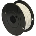 TE Connectivity ACW Series White Automotive Wire, 19 x 0.26 mm Strands, 100 m Length, Polyvinyl Fluoride ACW0219-1.00-9