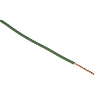 TE Connectivity ACW Series Green Automotive Wire 19 x 0.19 mm, 100 m Length, Polyvinyl Fluoride Jacket ACW0219-0.50-5