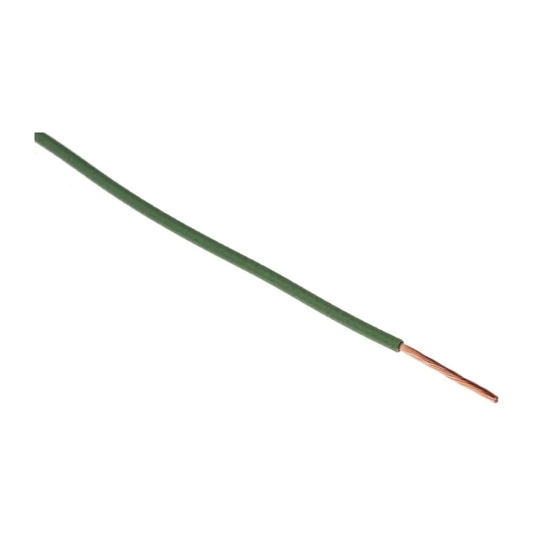 TE Connectivity ACW Series Green Automotive Wire 19 x 0.19 mm, 100 m Length, Polyvinyl Fluoride Jacket ACW0219-0.50-5