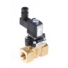 Burkert 2 Port NC Brass Solenoid Valve 230V AC, 10mm Orifice, 10 Bar Max Pressure 140846