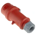 MENNEKES StarTOP IP44 Red Cable Mount 3P+N+PE Straight Industrial Power Connector 16A 400V IP44 IP44