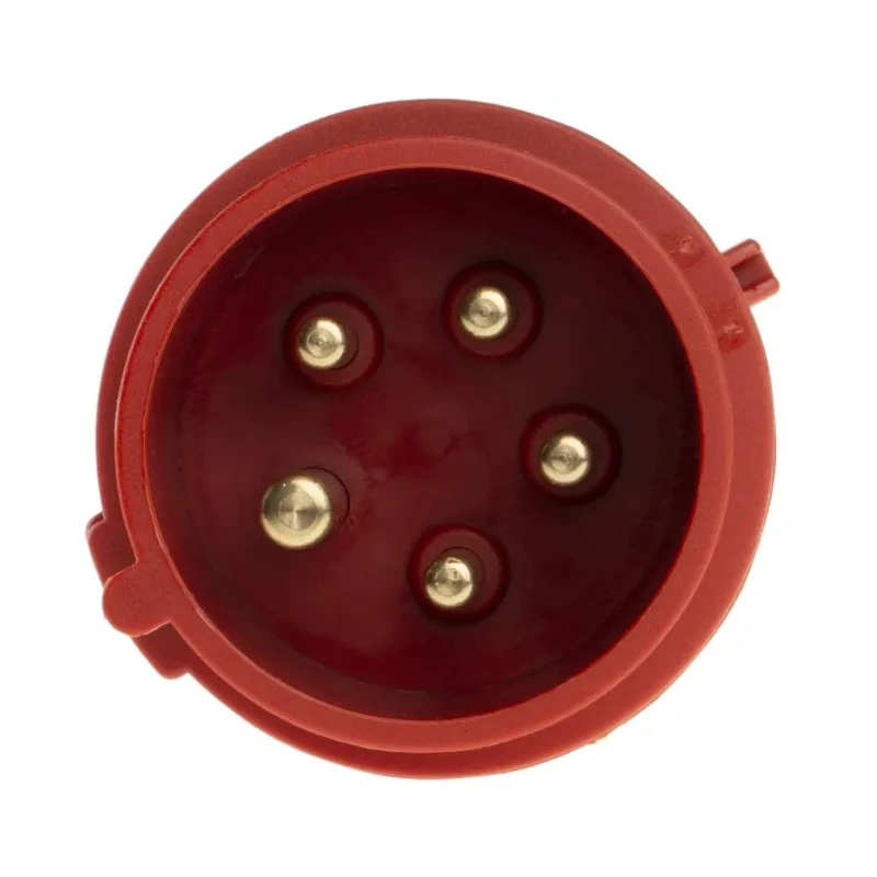 MENNEKES StarTOP IP44 Red Cable Mount 3P+N+PE Straight Industrial Power Connector 16A 400V IP44 IP44