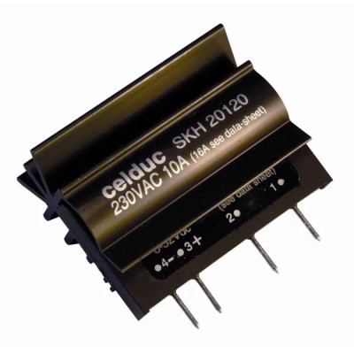 Celduc SKH20120 Series Solid State Relay, 16 A Load, Printed Circuit Board Mount, 280 V Load, 32V Control SKH20120