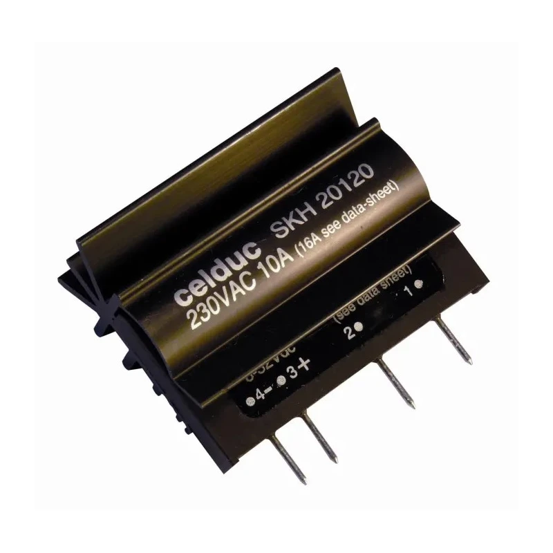 Celduc SKH20120 Series Solid State Relay, 16 A Load, Printed Circuit Board Mount, 280 V Load, 32V Control SKH20120