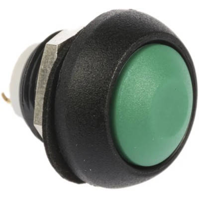 APEM IS Series Momentary Push Button Switch, Snap-in Mount, 13.6 mm Cutout, SPST, IP67, 50V dc ISR3SAD300