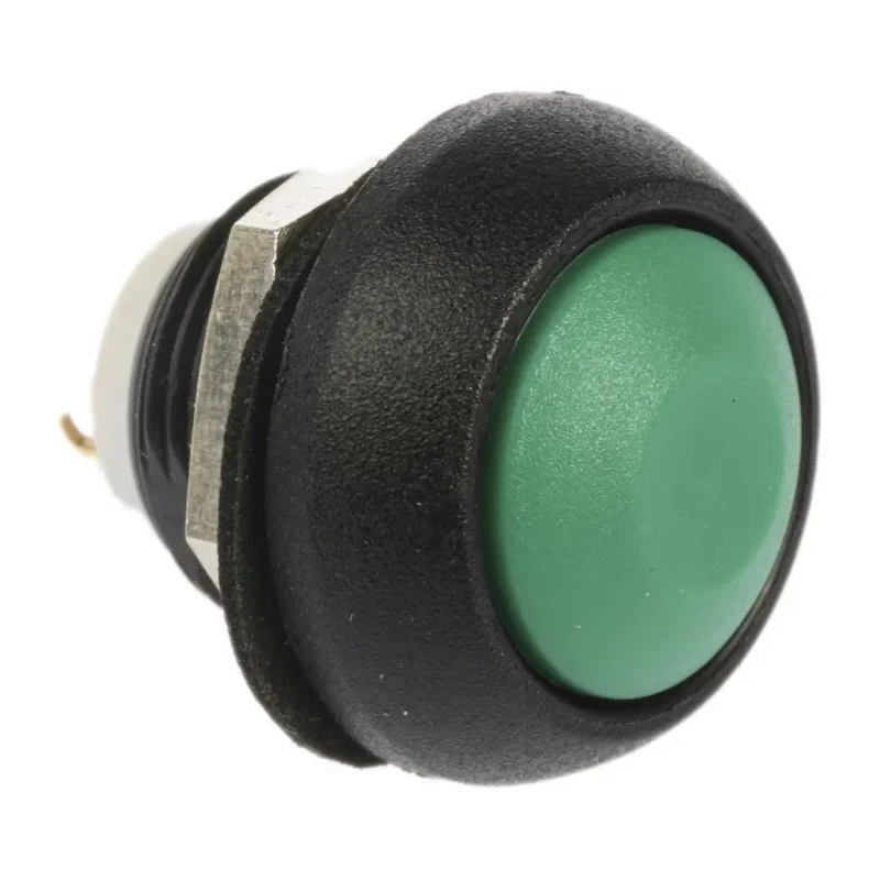 APEM IS Series Momentary Push Button Switch, Snap-in Mount, 13.6 mm Cutout, SPST, IP67, 50V dc ISR3SAD300
