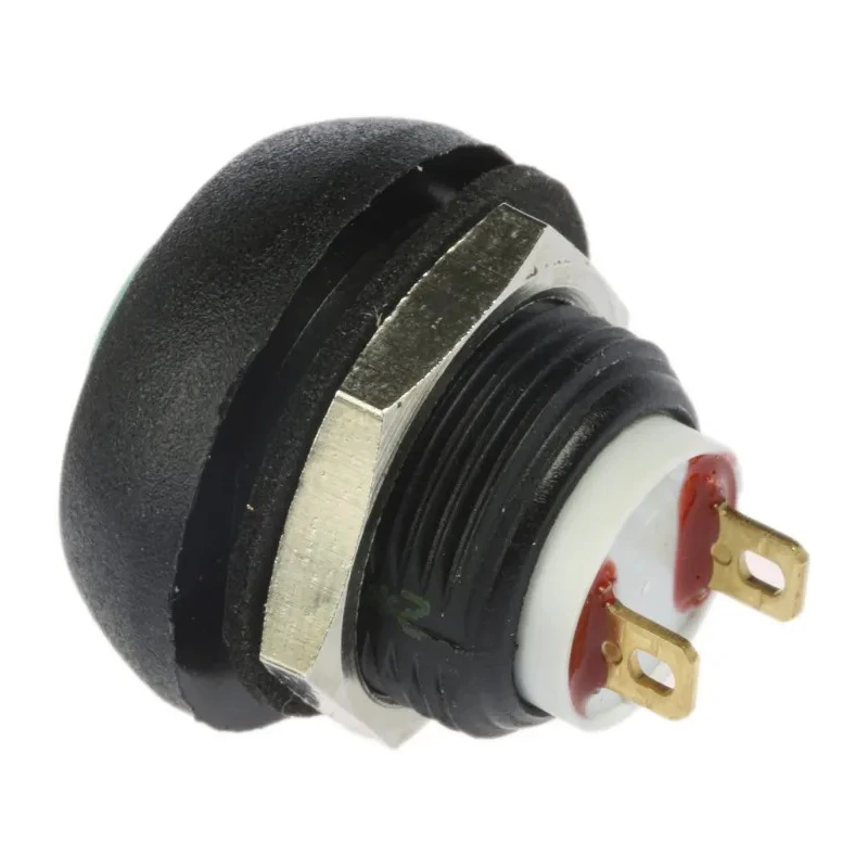 APEM IS Series Momentary Push Button Switch, Snap-in Mount, 13.6 mm Cutout, SPST, IP67, 50V dc ISR3SAD300
