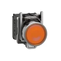 Schneider Electric Harmony XB4 Series Illuminated Push Button Switch, Orange, 24V AC/DC, Spring Return, Panel XB4BW35B5