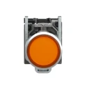 Schneider Electric Harmony XB4 Series Illuminated Push Button Switch, Orange, 24V AC/DC, Spring Return, Panel XB4BW35B5