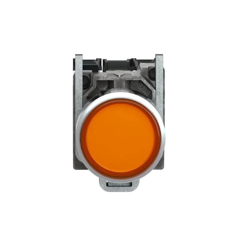 Schneider Electric Harmony XB4 Series Illuminated Push Button Switch, Orange, 24V AC/DC, Spring Return, Panel XB4BW35B5