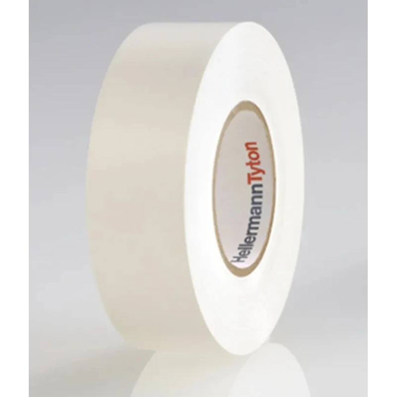 HellermannTyton White Electrical Tape, 19mm Width x 20m Length, 40kV Breakdown Voltage 710-00156 HTAPE-FLEX15-19x20-PVC-WH