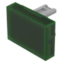EAO Green Rectangular Push Button Lens for Use with 31 Series 31-901.5
