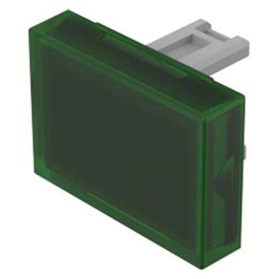 EAO Green Rectangular Push Button Lens for Use with 31 Series 31-901.5