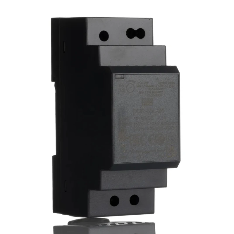 MEAN WELL DDR-30L-24 DC/DC Converter 24V DC Output 18-75V DC Input 30W 6A DIN Rail Mount DDR-30L-24