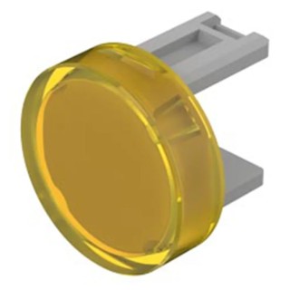 EAO Yellow Round Modular Switch Lens for Use with 31 Series 31-933.4