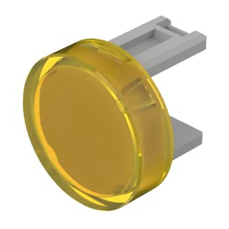 EAO Yellow Round Modular Switch Lens for Use with 31 Series 31-933.4