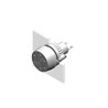 EAO 4 Series Buzzer Panel 24V DC, Brass Housing, IP65, Continuous Tone, 95 dB @ 1m IP65