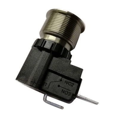 RS PRO Push Button Switch Momentary Panel Mount 22.2 mm Cutout SPST IP67 Rated 250 V AC 26A 175-8144